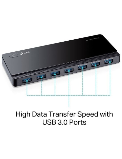 Hub USB 3.0 TP-Link UH700/ 7xUSB/ 1xMicroUSB DC/ Negro
