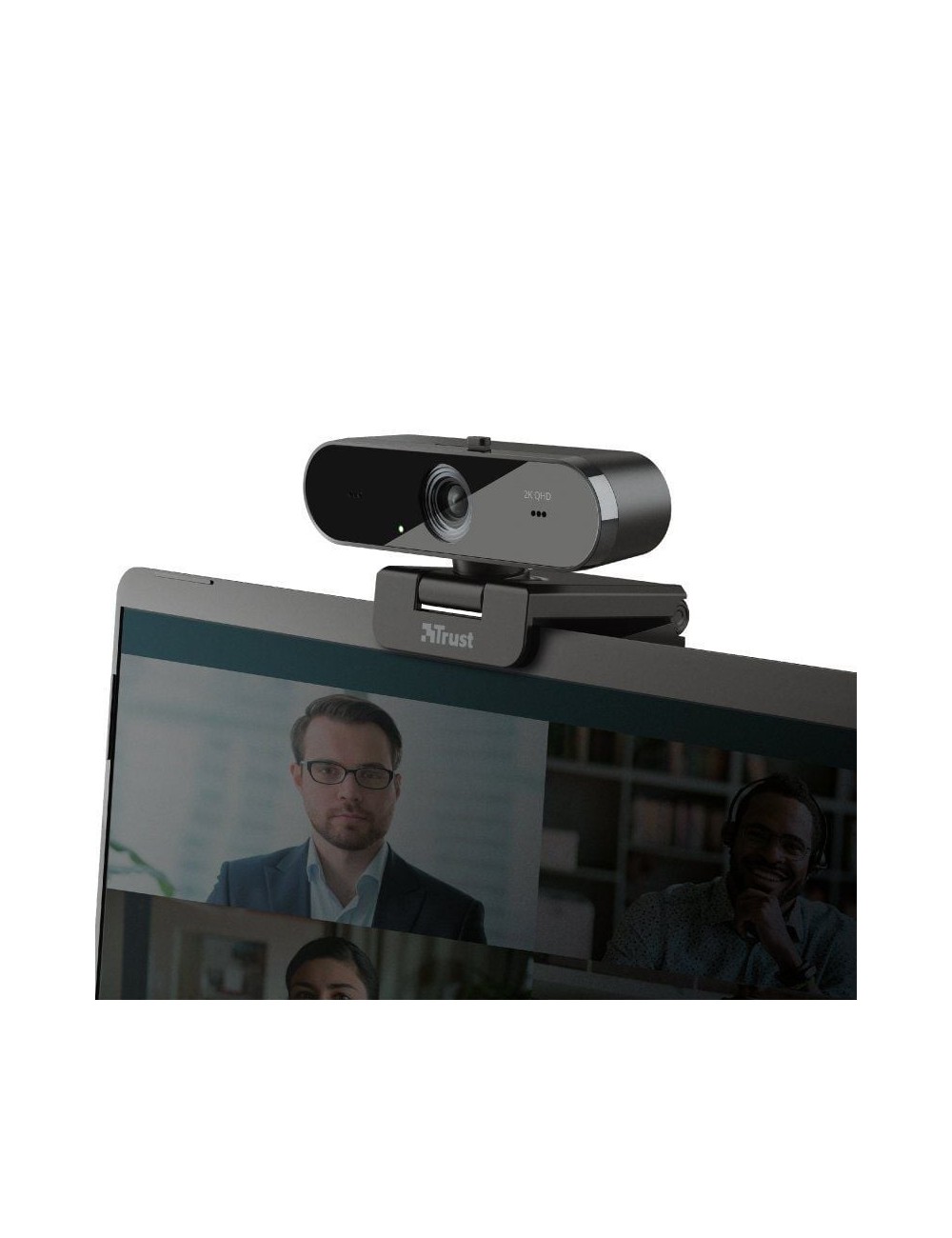Webcam Trust TW-250/ Enfoque Automático/ 2560 x 1440 QHD