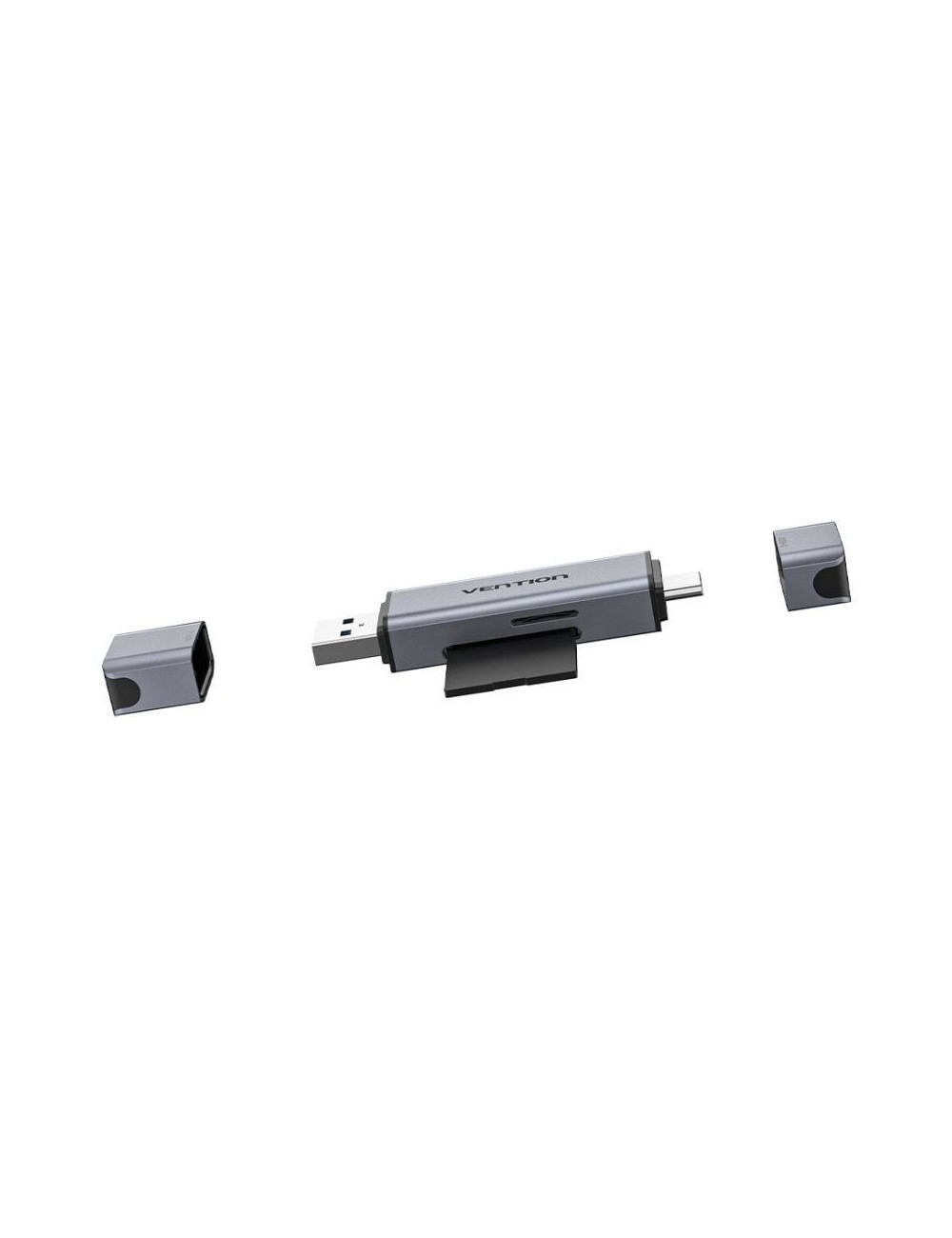 Lector de Tarjetas Externo Vention CLLH0/ USB 3.0/ USB Tipo-C