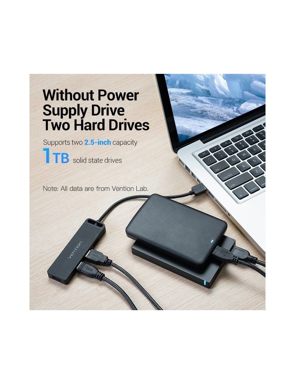 Hub USB 2.0 Vention CHMBB/ 4xUSB