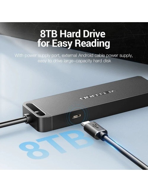 Hub USB 2.0 Vention CHMBB/ 4xUSB