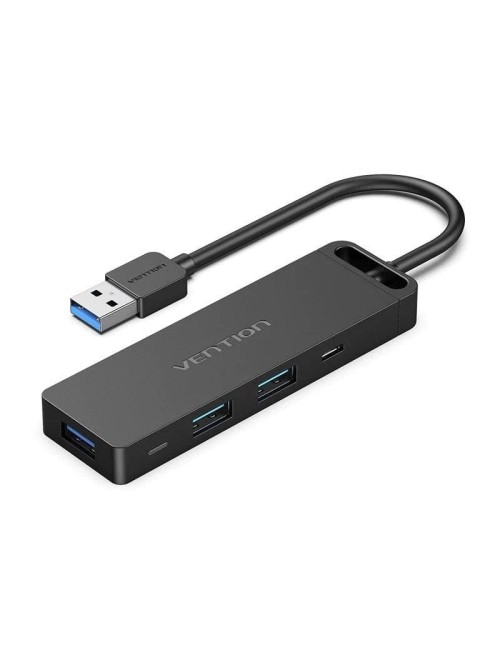 Hub USB 3.0 Vention CHVBB/ 3xUSB/ 1xMicroUSB PD/ 1xLector Tarjetas