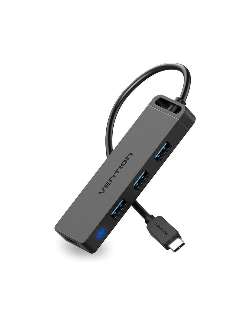Hub USB Tipo-C Vention TGKBB/ 4xUSB/ 1xMicroUSB PD