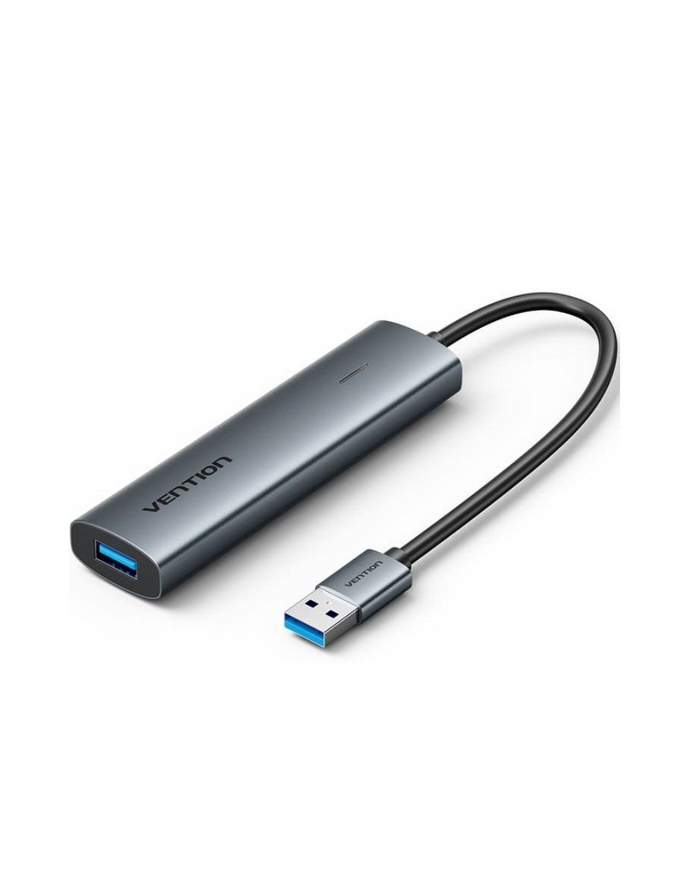 Hub USB 3.0 Vention TGXHB/ 1xUSB Tipo-C/ 3xUSB/ 1xUSB Tipo-C PD/ Gris