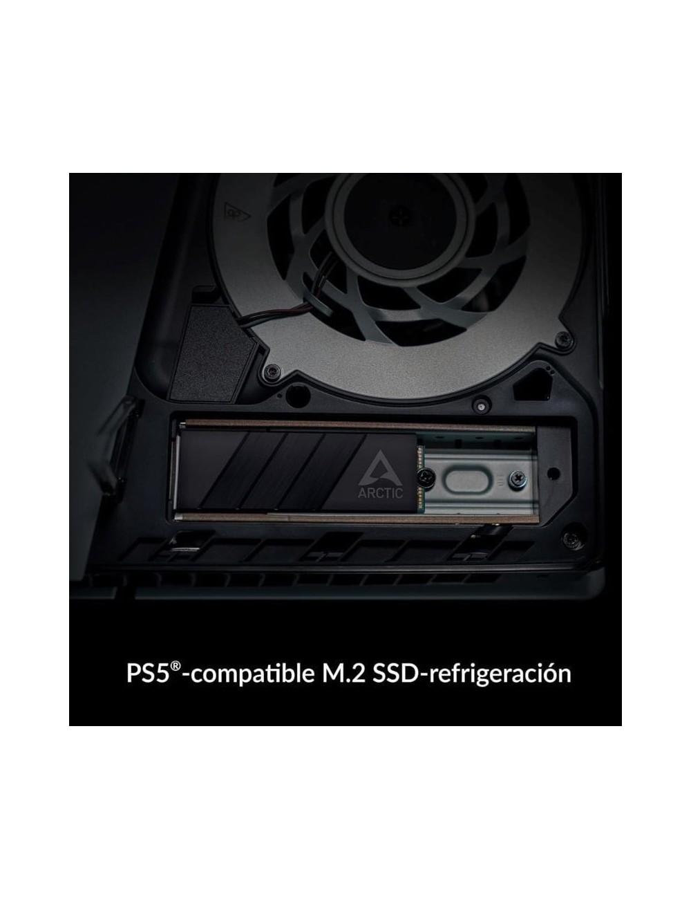 Disipador Térmico para SSD M.2 2280 Arctic M2 Pro/ Negro