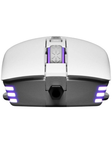 Ratón Gaming EVGA X12/ Hasta 16000 DPI/ Blanco
