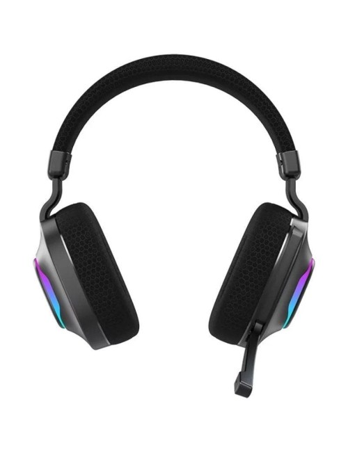 Auriculares Gaming Inalámbricos con Micrófono Hiditec Vortex ARGB/ Jack 3.5/ Bluetooth/ Negros