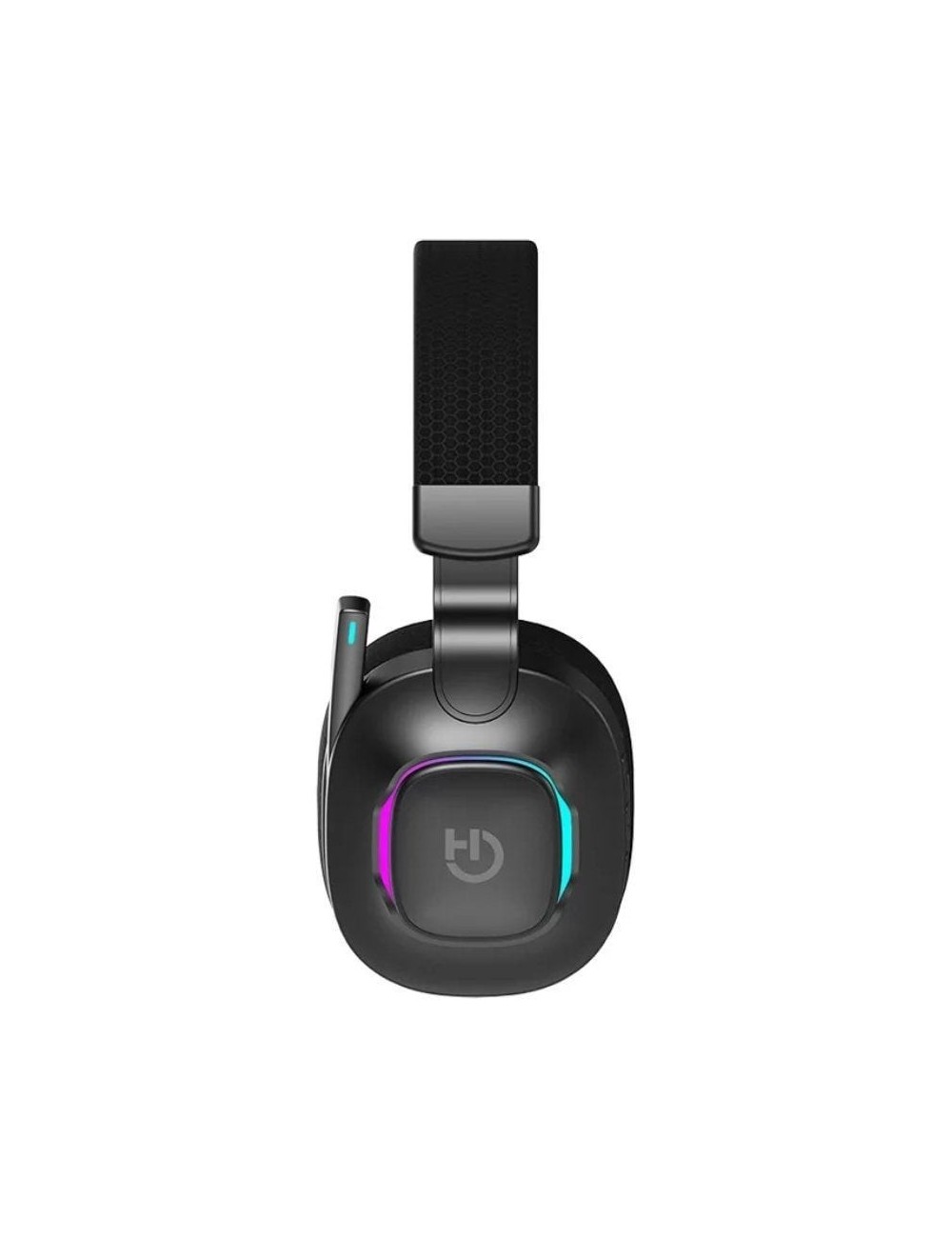 Auriculares Gaming Inalámbricos con Micrófono Hiditec Vortex ARGB/ Jack 3.5/ Bluetooth/ Negros