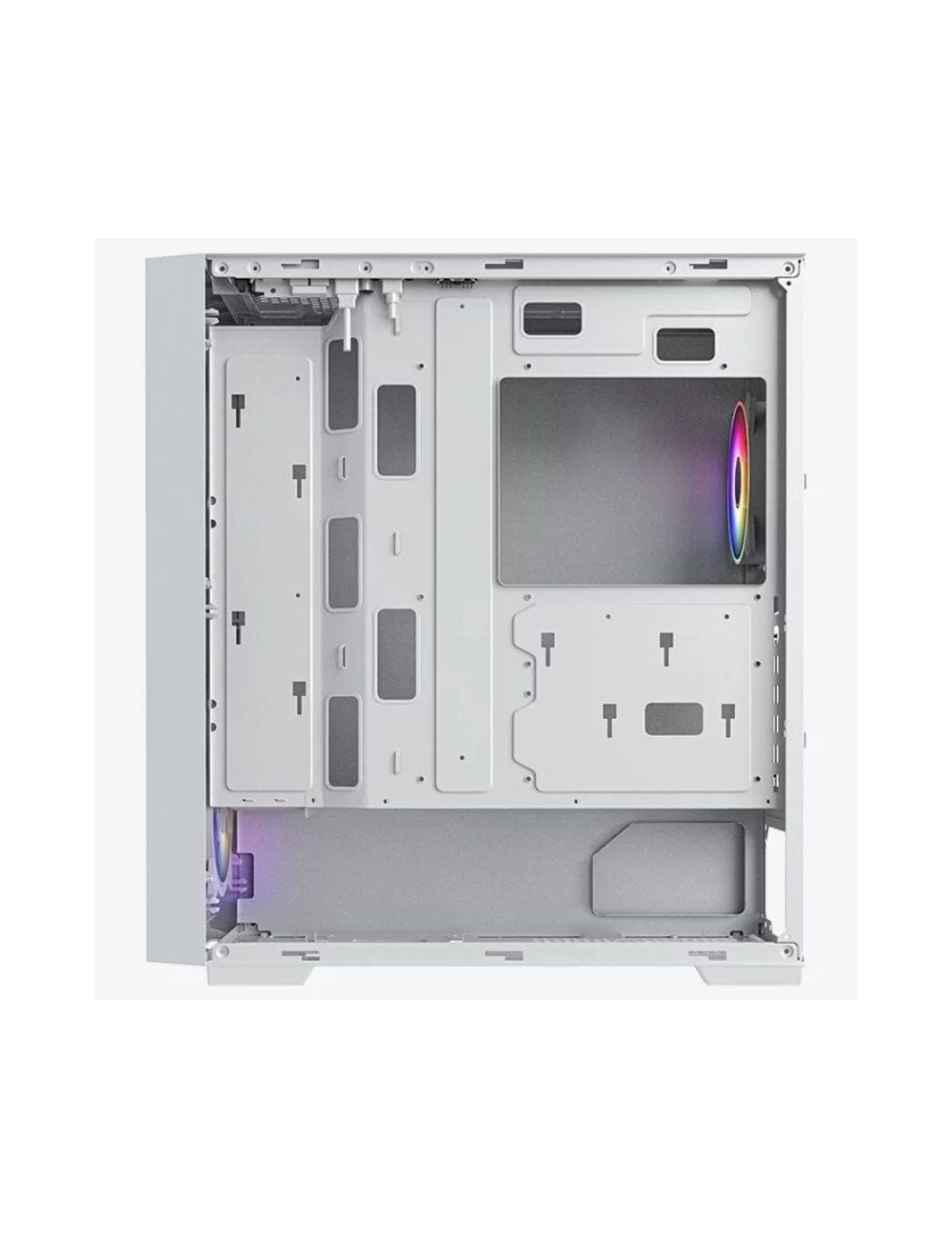 Caja Gaming Torre Hiditec H2 Air ARGB/ Blanca