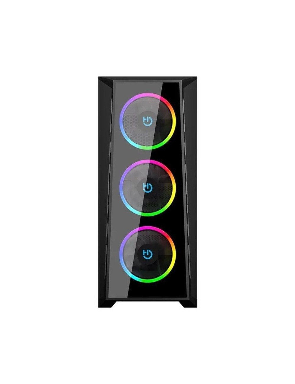 Caja Gaming Semitorre Hiditec MH12 GLASS