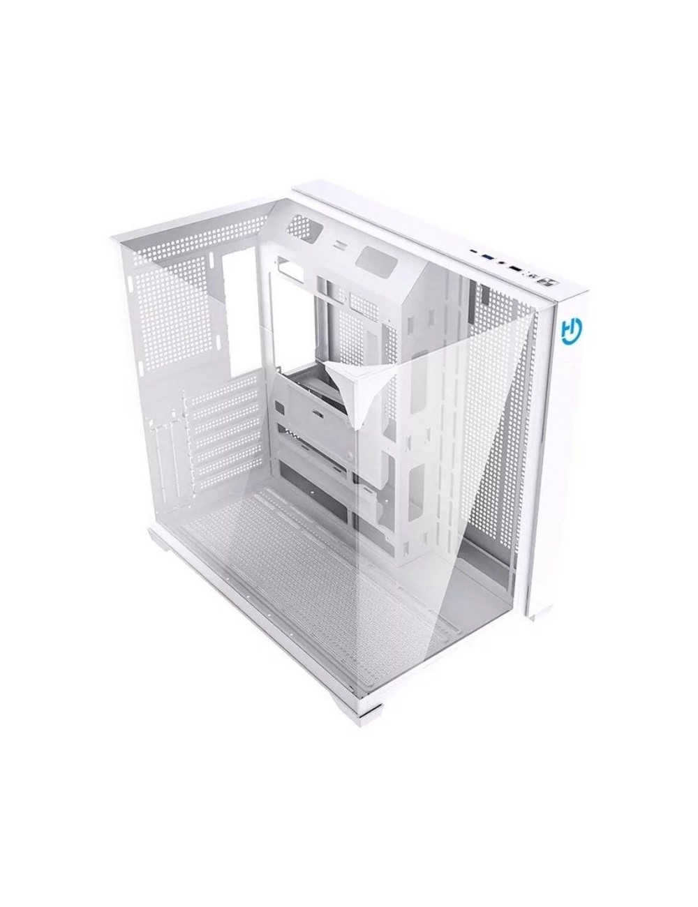 Caja Gaming Semitorre Hiditec SKY/ Blanca