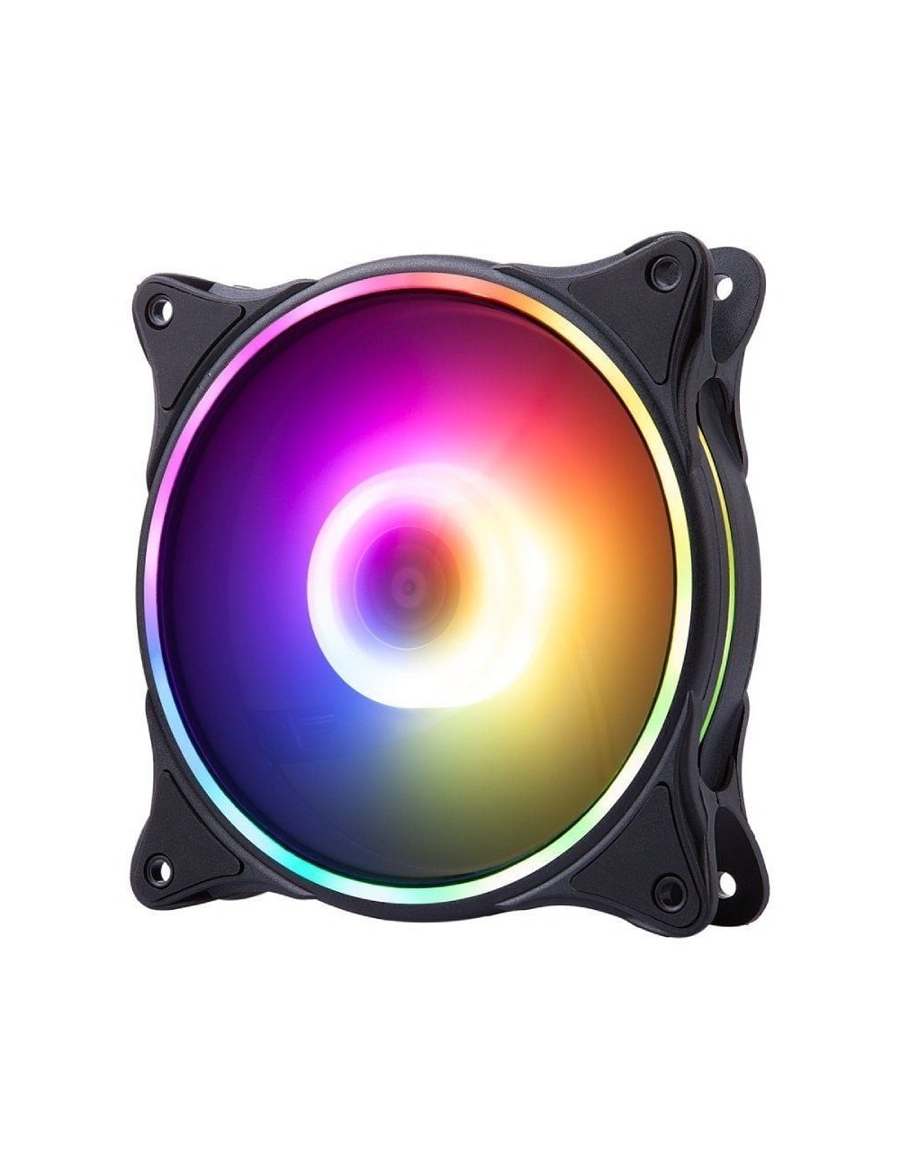 Ventilador Hiditec N18 ARGB/ 12cm/ Negro