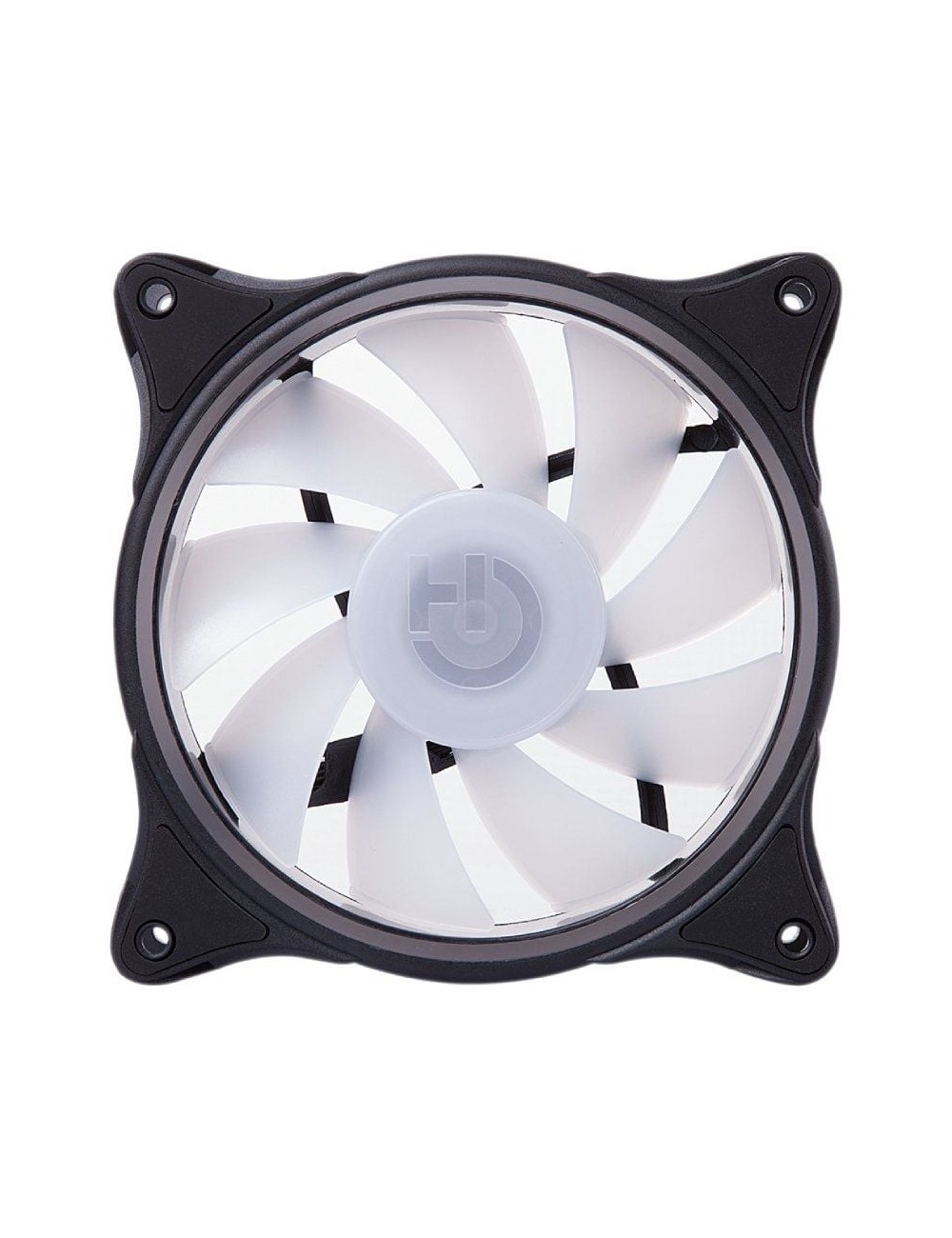 Ventilador Hiditec N18 ARGB/ 12cm/ Negro
