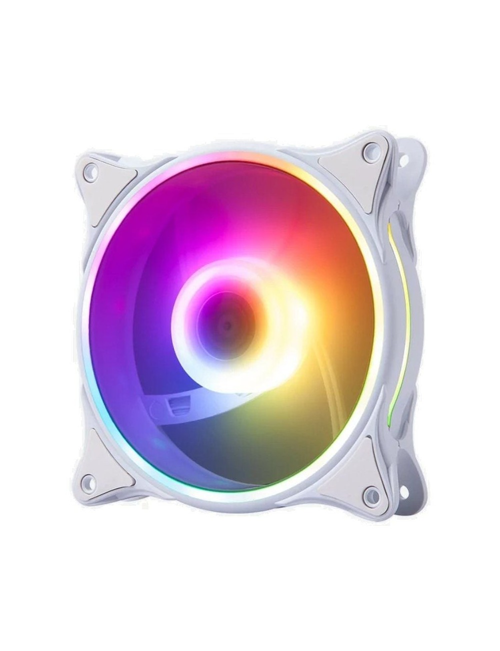 Ventilador Hiditec N18 ARGB/ 12cm/ Blanco