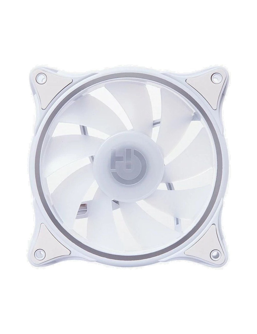 Ventilador Hiditec N18 ARGB/ 12cm/ Blanco