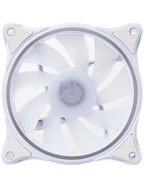 Ventilador Hiditec N18 ARGB/ 12cm/ Blanco