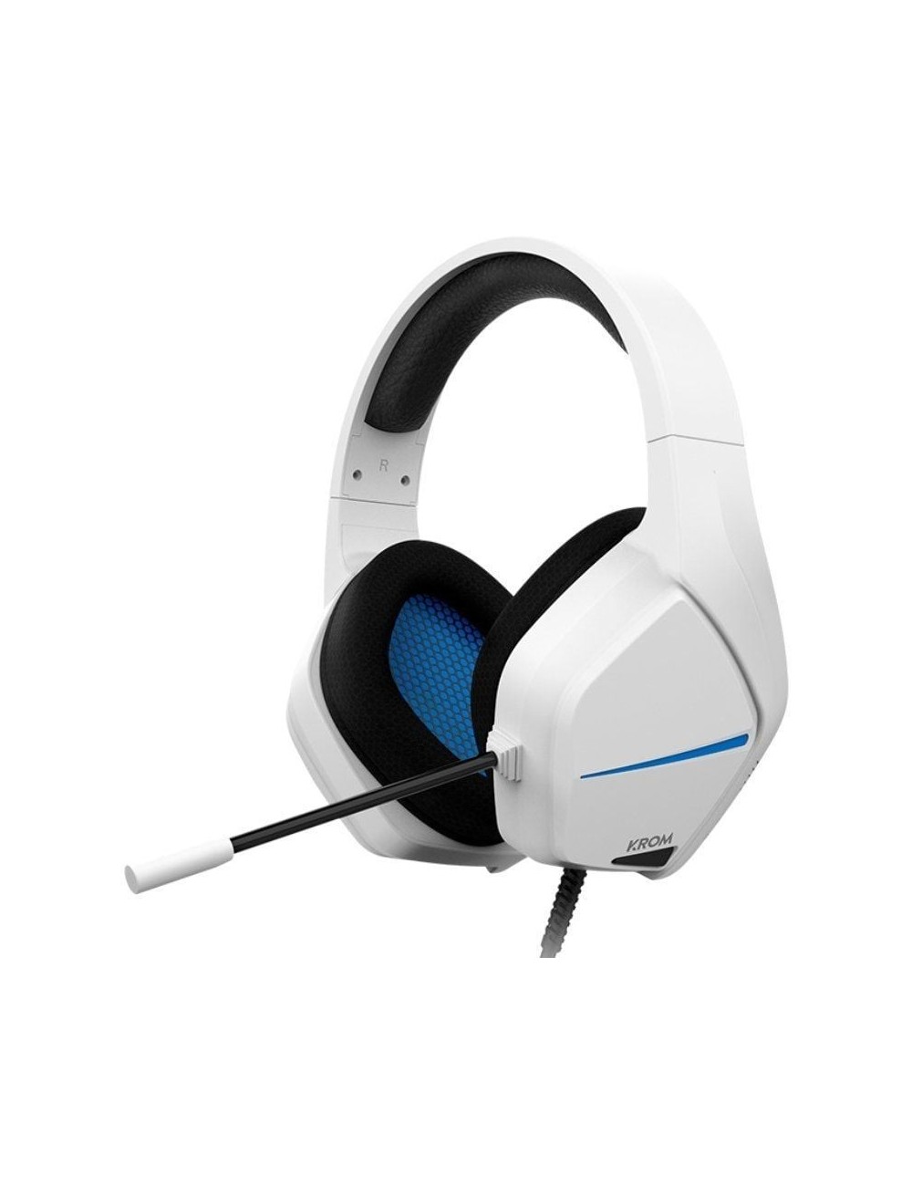 Auriculares Gaming con Micrófono Krom Kopa Move/ Jack 3.5/ Blancos