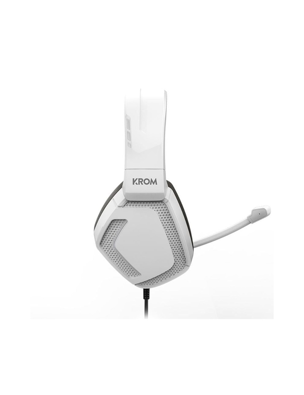 Auriculares Gaming con Micrófono Krom Kopa Pro/ Jack 3.5/ Blancos