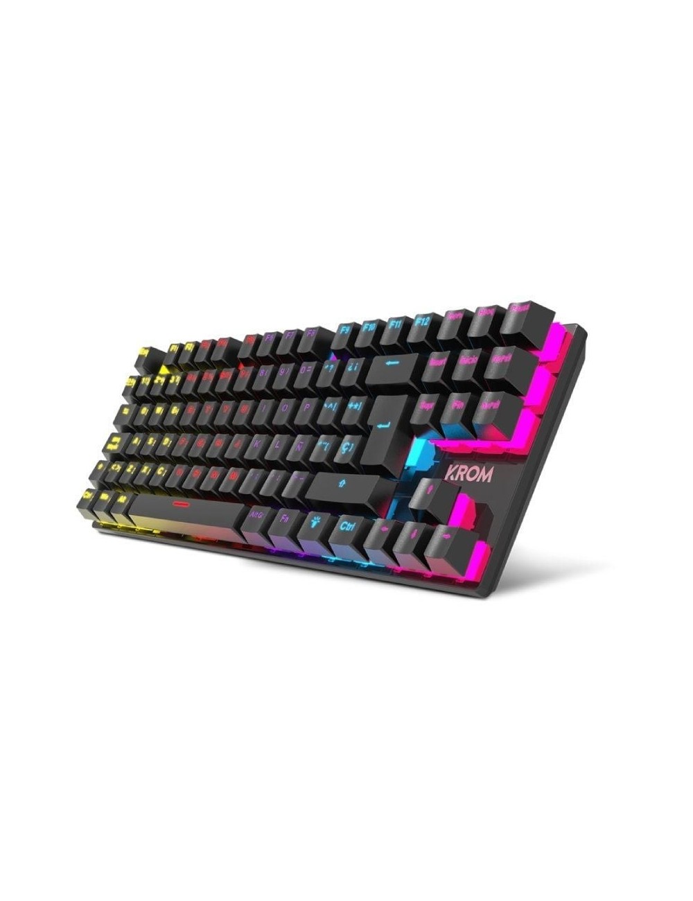 Teclado Gaming Mecánico Krom Kasic TKL/ Negro