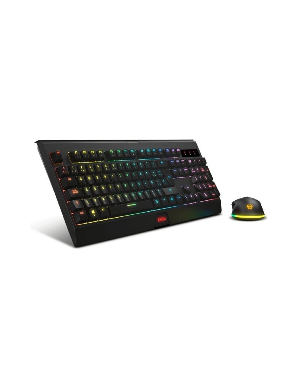 Pack Gaming Krom Kabala/ Teclado + Ratón Inalámbricos