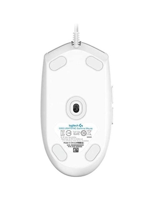 RATOLI LOGITECH GAMING G203 BLANC