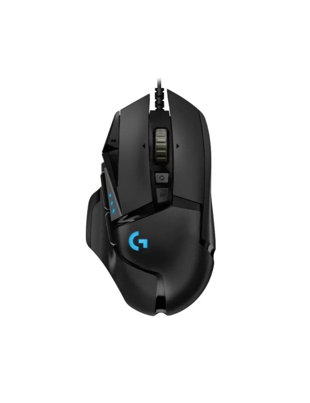 Ratón Gaming Logitech G502 Hero/ Hasta 25600 DPI/ Negro