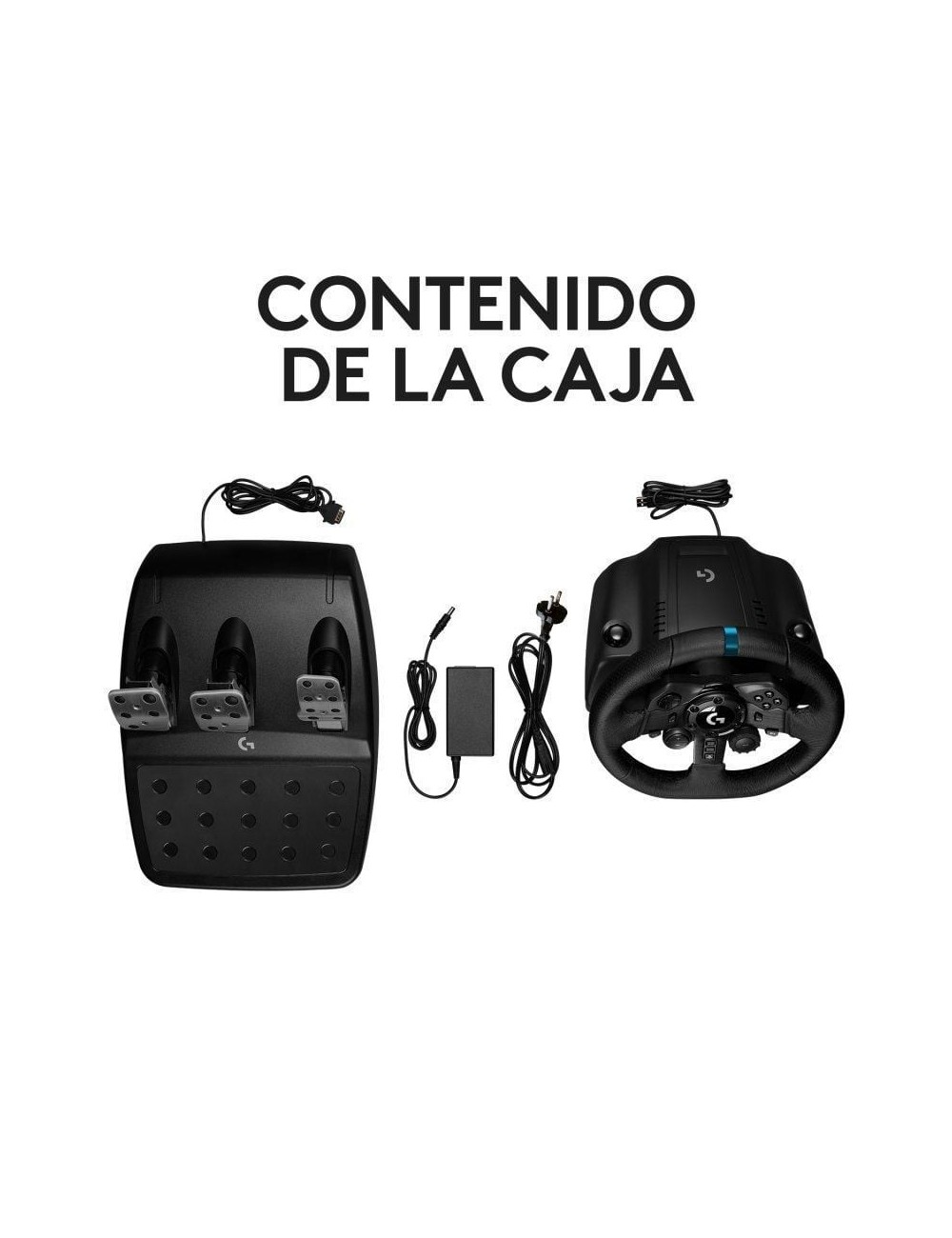 Volante con Pedales Logitech G923 TrueForce para PlayStation PS5/ PC