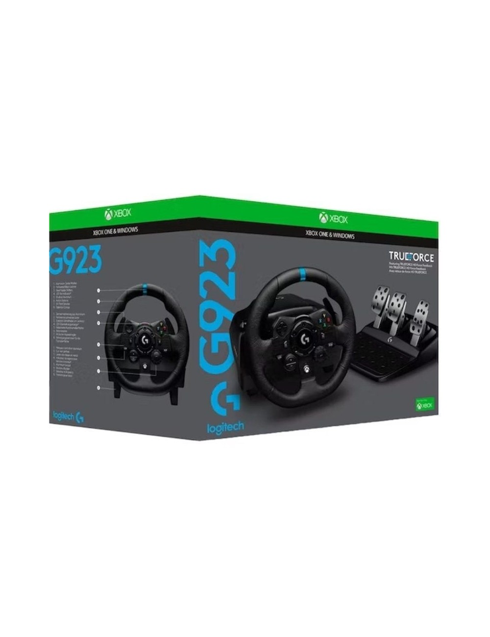 Volante con Pedales Logitech G293 TrueForce para Xbox Series XJS/ Xbox One/ PC