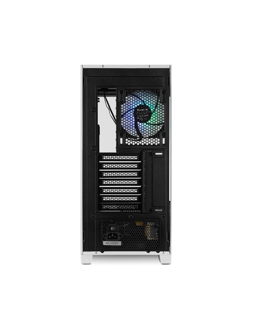Caja Gaming Semitorre Nox Hummer ETHER/ Blanca y Negra