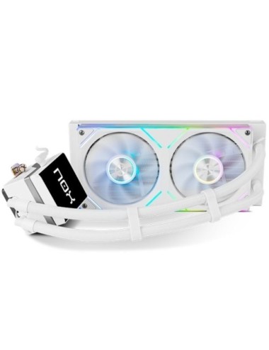 Sistema de Refrigeración Líquida Nox M-240 LCD/ Blanco