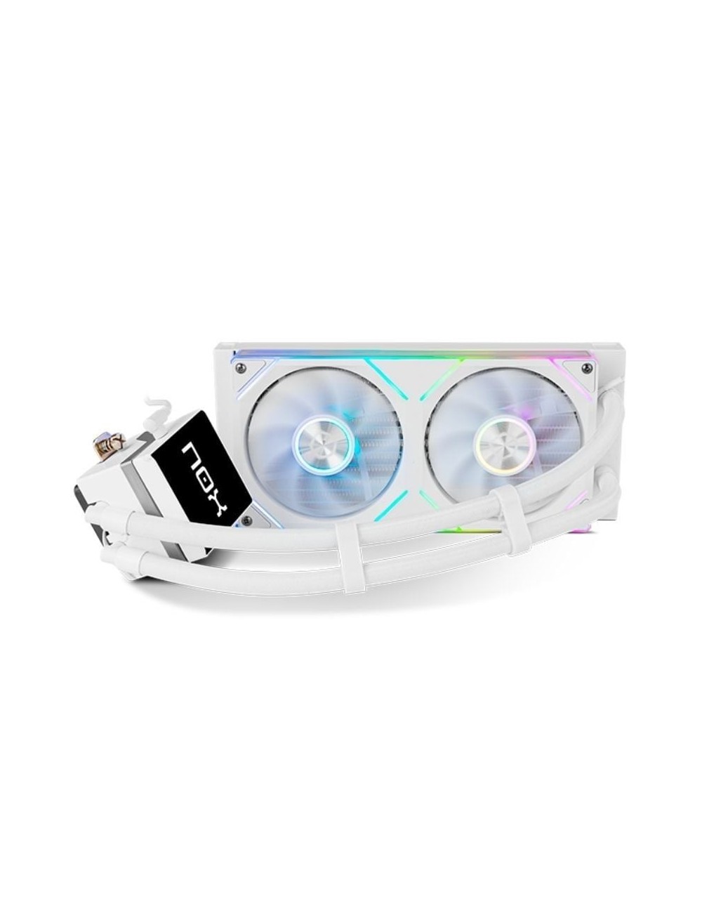 Sistema de Refrigeración Líquida Nox M-240 LCD/ Blanco