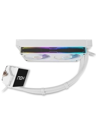 Sistema de Refrigeración Líquida Nox M-240 LCD/ Blanco
