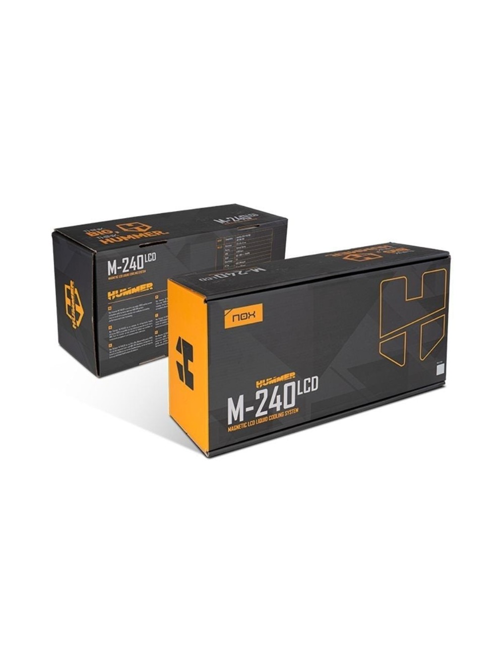 Sistema de Refrigeración Líquida Nox M-240 LCD/ Blanco