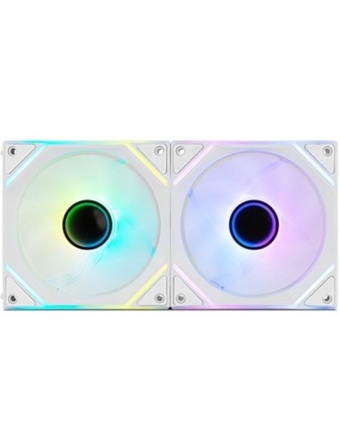 Pack 3 Ventiladores Nox Pro Link/ ARGB/ 12cm/ Blancos