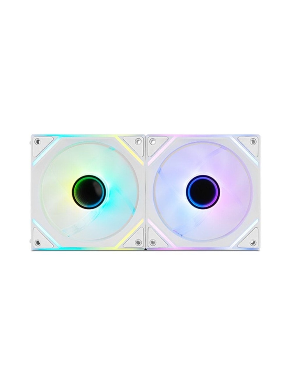 Pack 3 Ventiladores Nox Pro Link/ ARGB/ 12cm/ Blancos