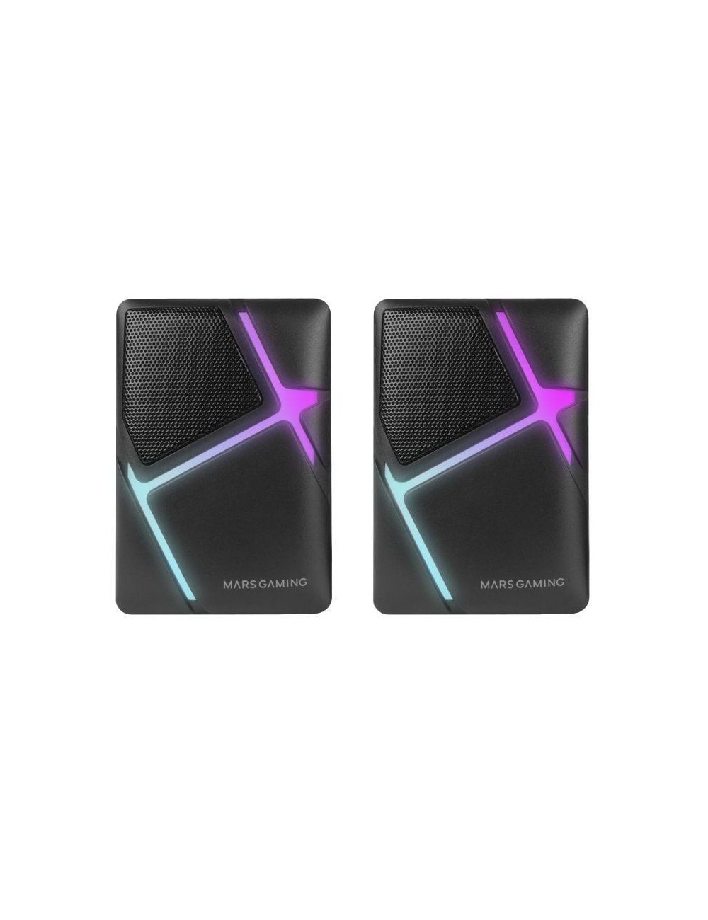 Altavoces Mars Gaming MS-H/ 10W/ 2.0/ Negros