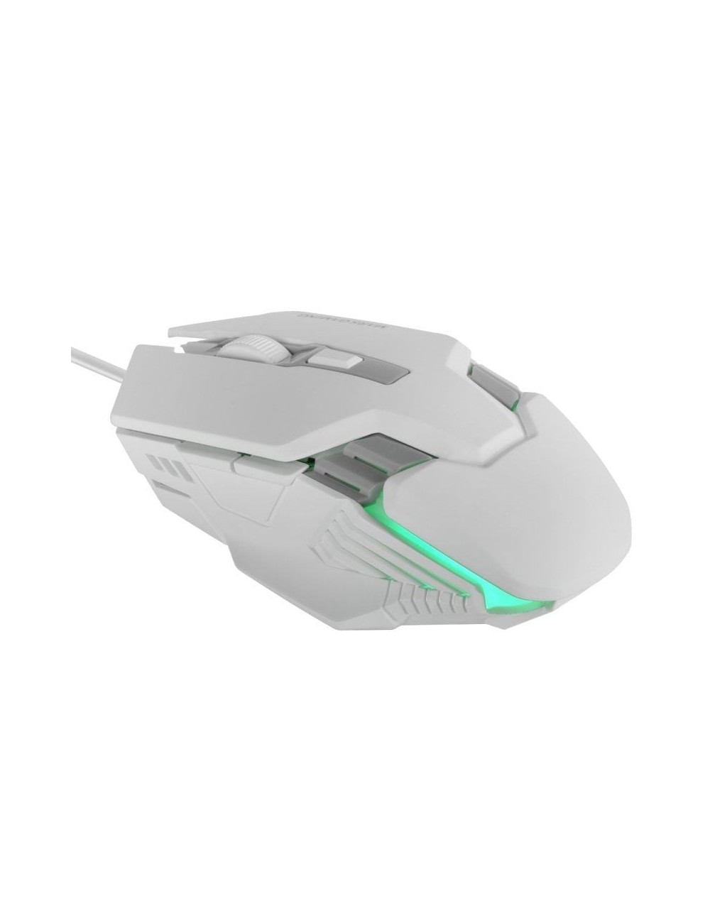Ratón Gaming Mars Gaming MM024/ Hasta 4000 DPI/ Blanco