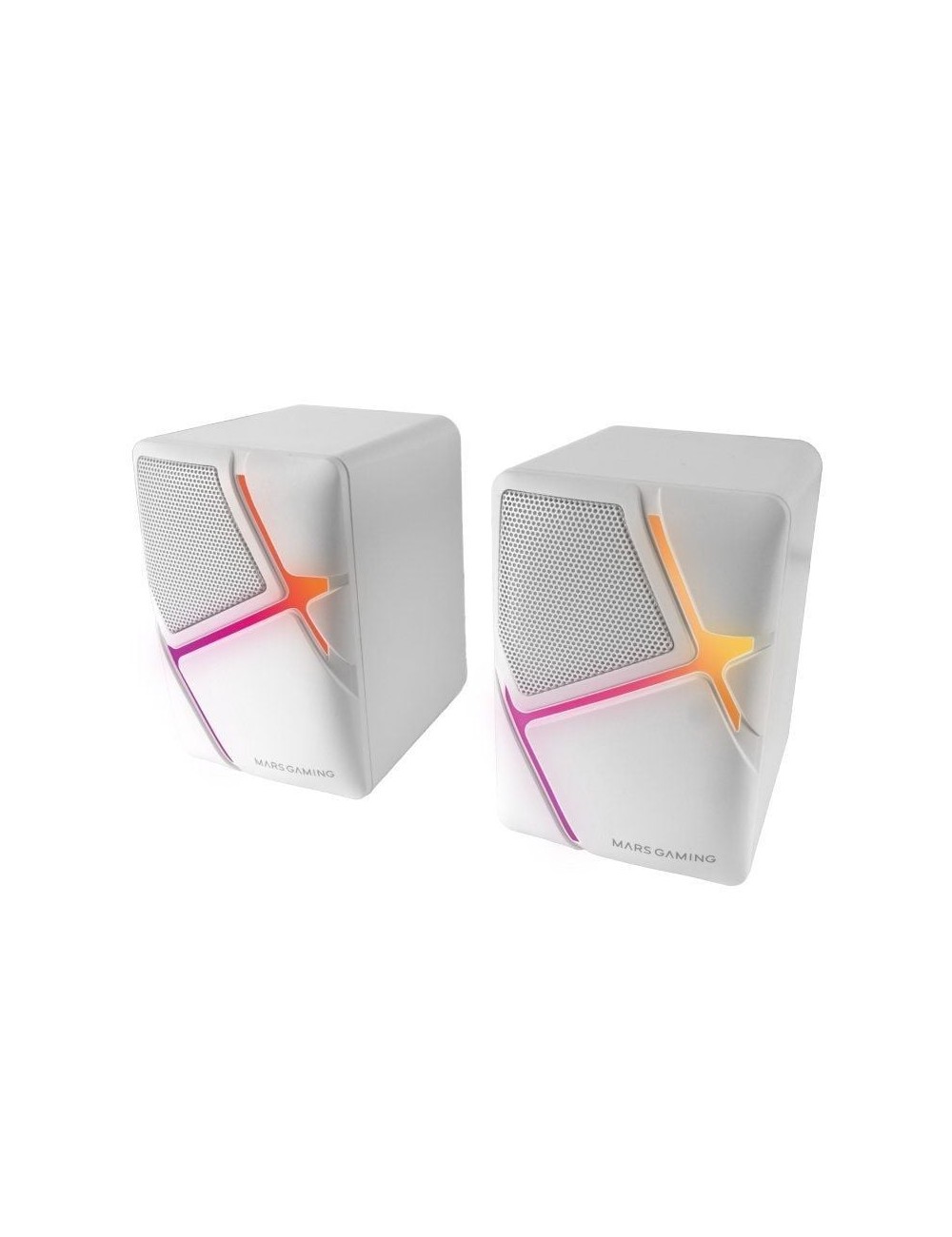 Altavoces Mars Gaming MS-H/ 10W/ 2.0/ Blancos