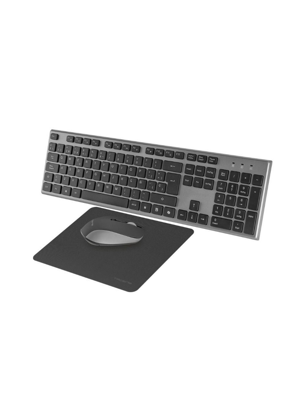 Pack Gaming Tacens ZENITH/ Teclado Inalámbrico + Ratón Inalámbrico + Alfombrilla