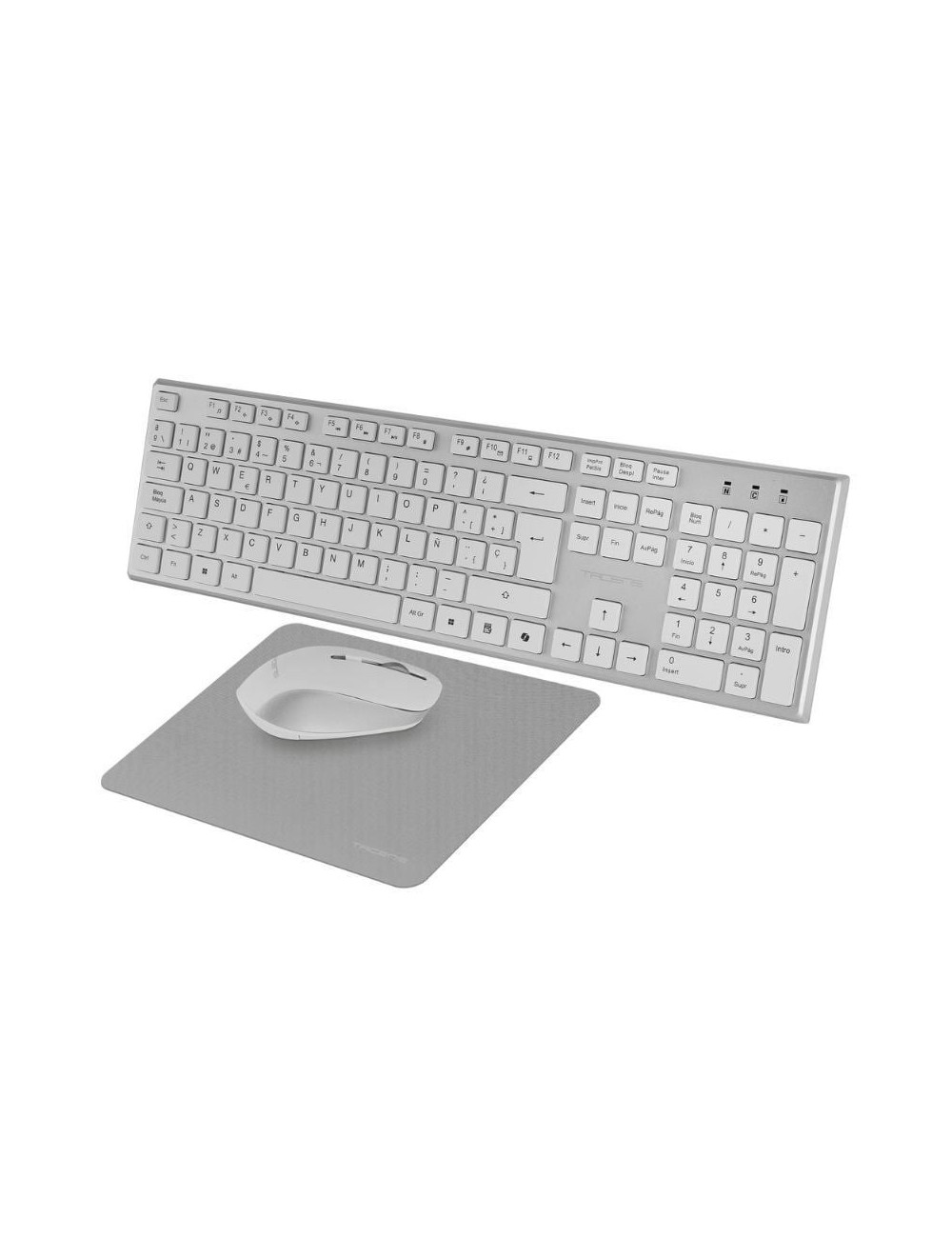 Pack Gaming Tacens ZENITH/ Teclado Inalámbrico + Ratón Inalámbrico + Alfombrilla