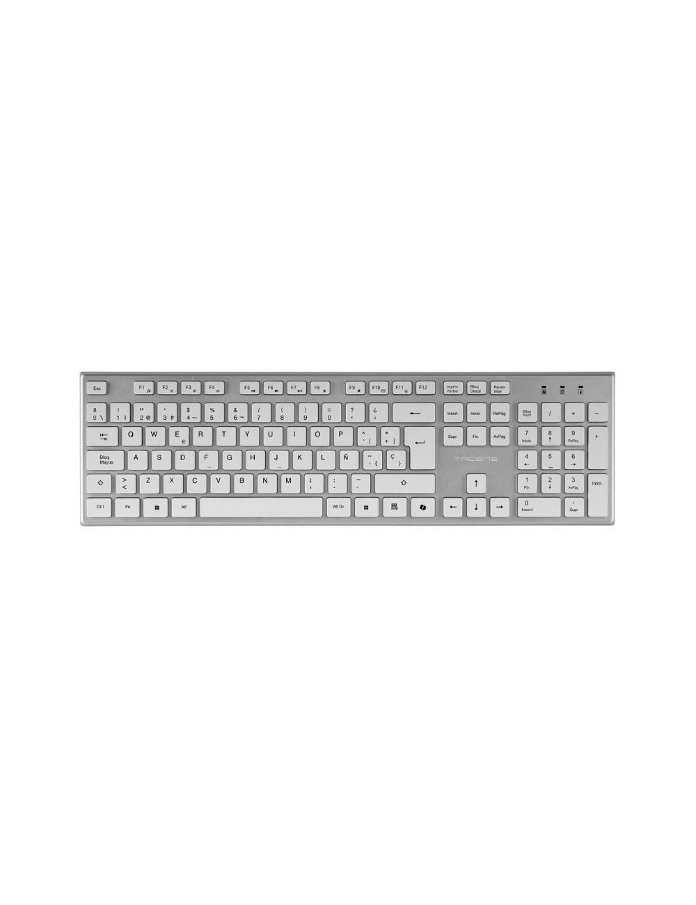 Pack Gaming Tacens ZENITH/ Teclado Inalámbrico + Ratón Inalámbrico + Alfombrilla