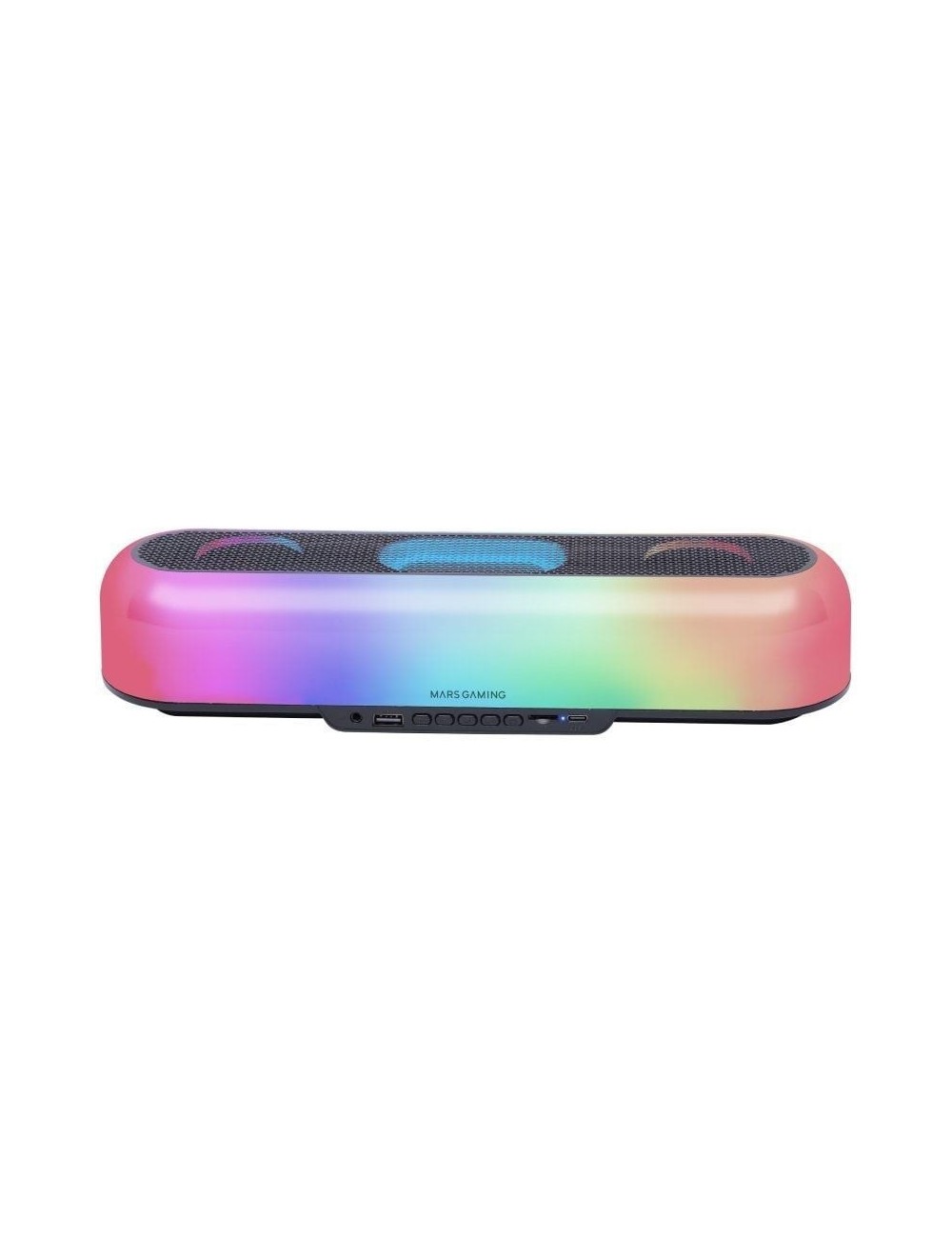 Barra de Sonido con Bluetooth Mars Gaming MSB-ORB/ 20W/ 2.0/ Negra