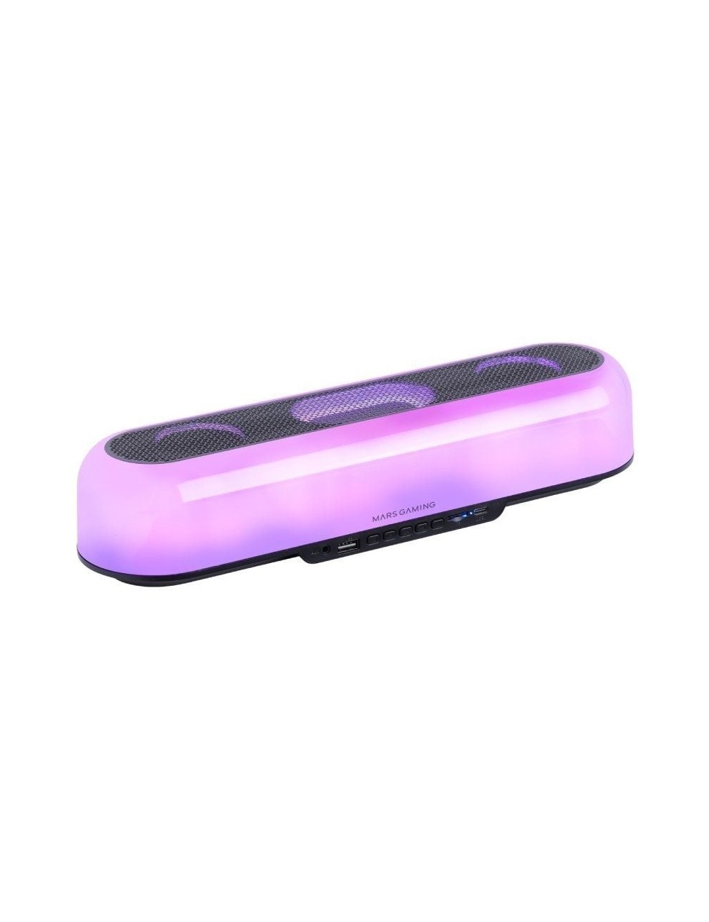 Barra de Sonido con Bluetooth Mars Gaming MSB-ORB/ 20W/ 2.0/ Negra
