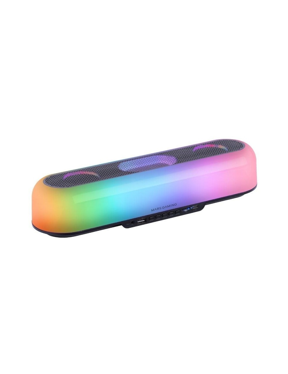 Barra de Sonido con Bluetooth Mars Gaming MSB-ORB/ 20W/ 2.0/ Negra