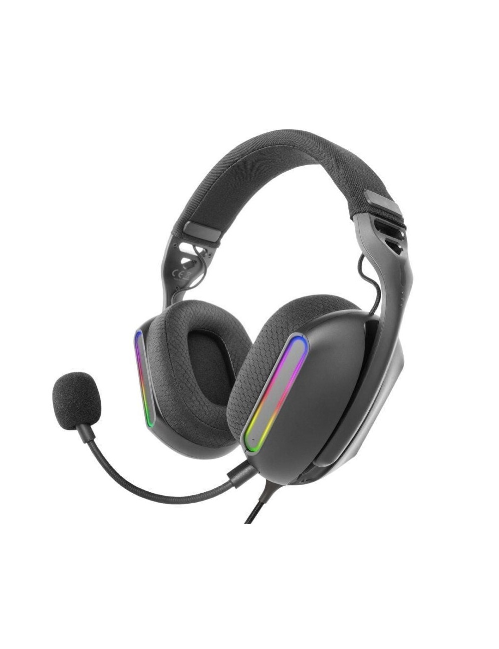 Auriculares Gaming con Micrófono Mars Gaming MH-PRO/ Jack 3.5/ USB/ Negros