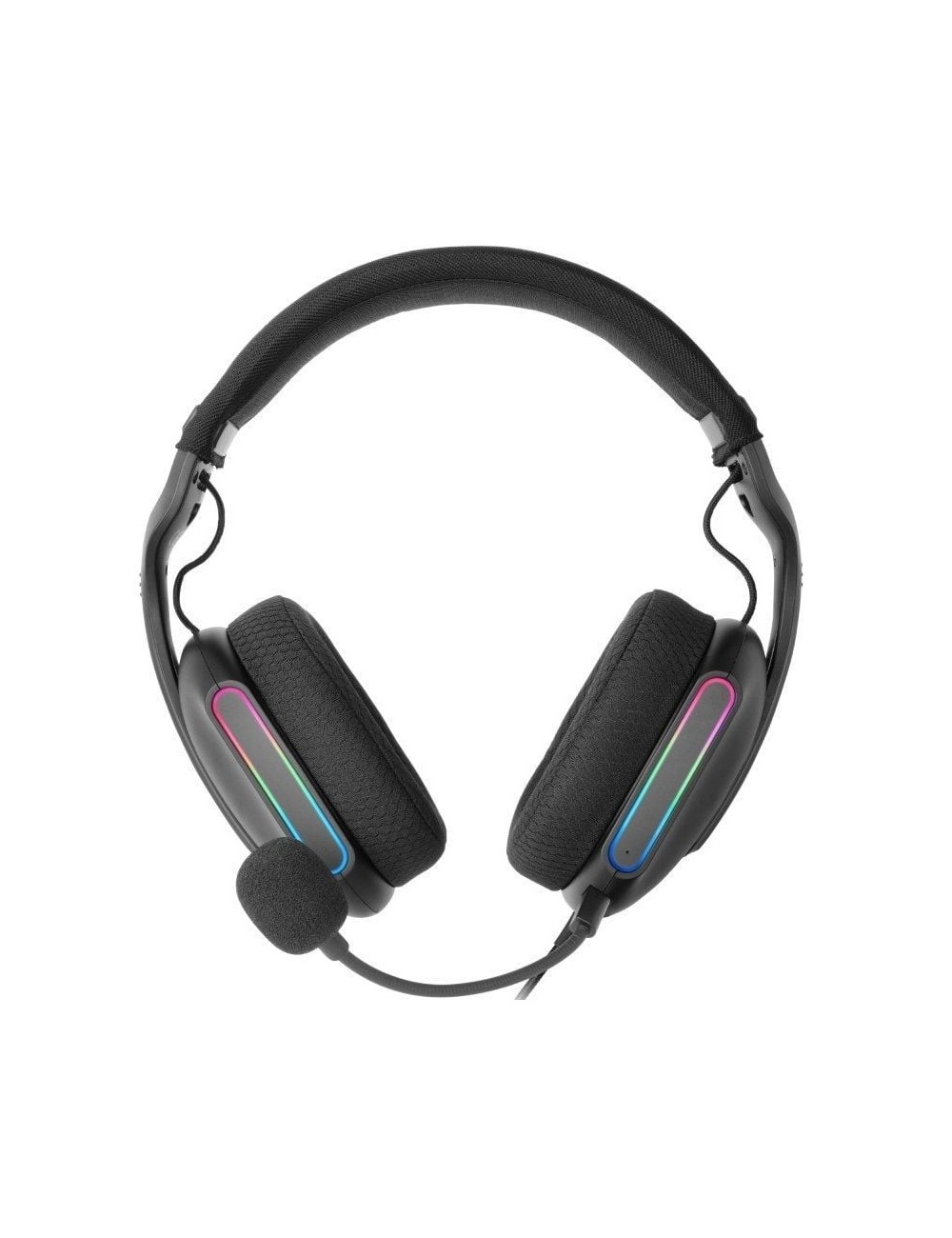 Auriculares Gaming con Micrófono Mars Gaming MH-PRO/ Jack 3.5/ USB/ Negros