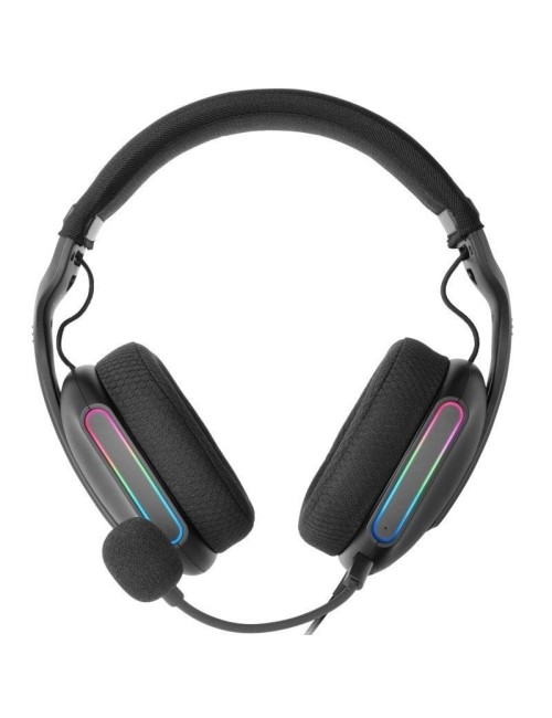 Auriculares Gaming con Micrófono Mars Gaming MH-PRO/ Jack 3.5/ USB/ Negros