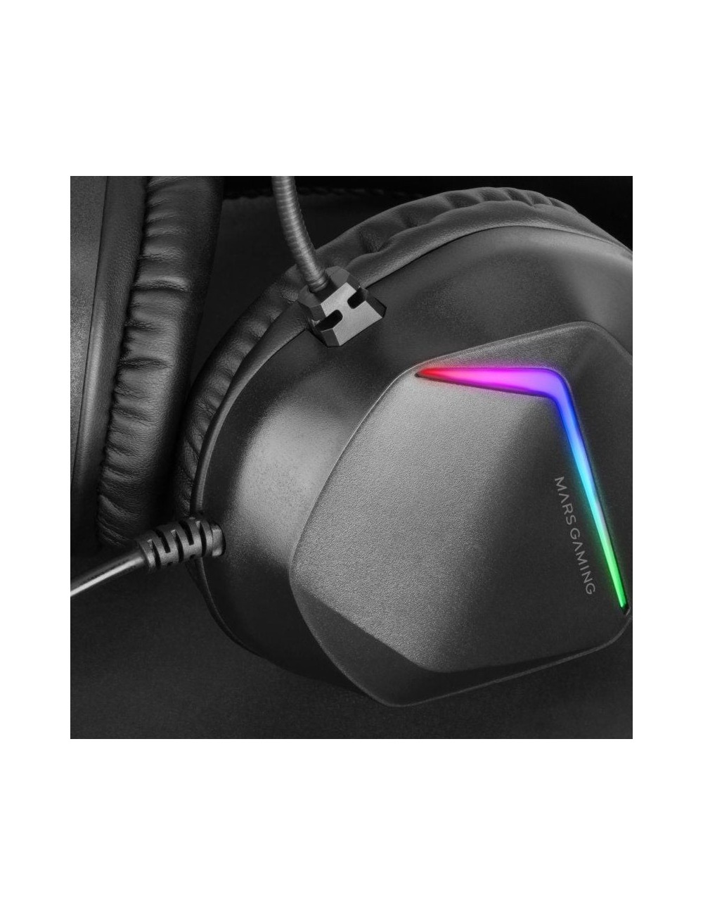 Auriculares Gaming con Micrófono Mars Gaming MH122/ Jack 3.5/ Negros