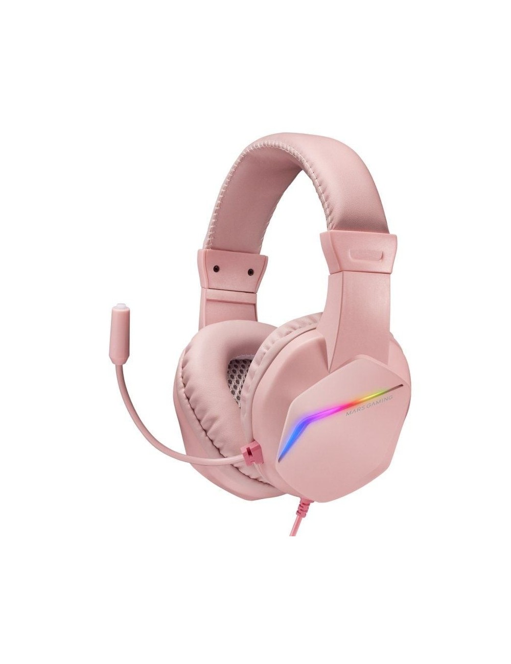 Auriculares Gaming con Micrófono Mars Gaming MH122/ Jack 3.5/ Rosas