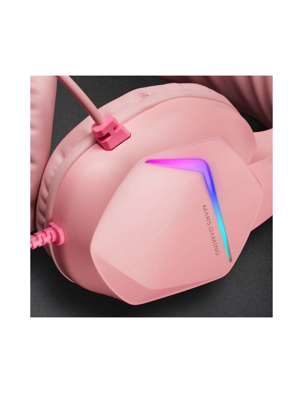 Auriculares Gaming con Micrófono Mars Gaming MH122/ Jack 3.5/ Rosas